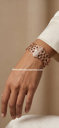 Manchette zellige rose gold - taille 6