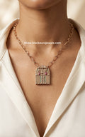 Collier bab mansour - rose gold