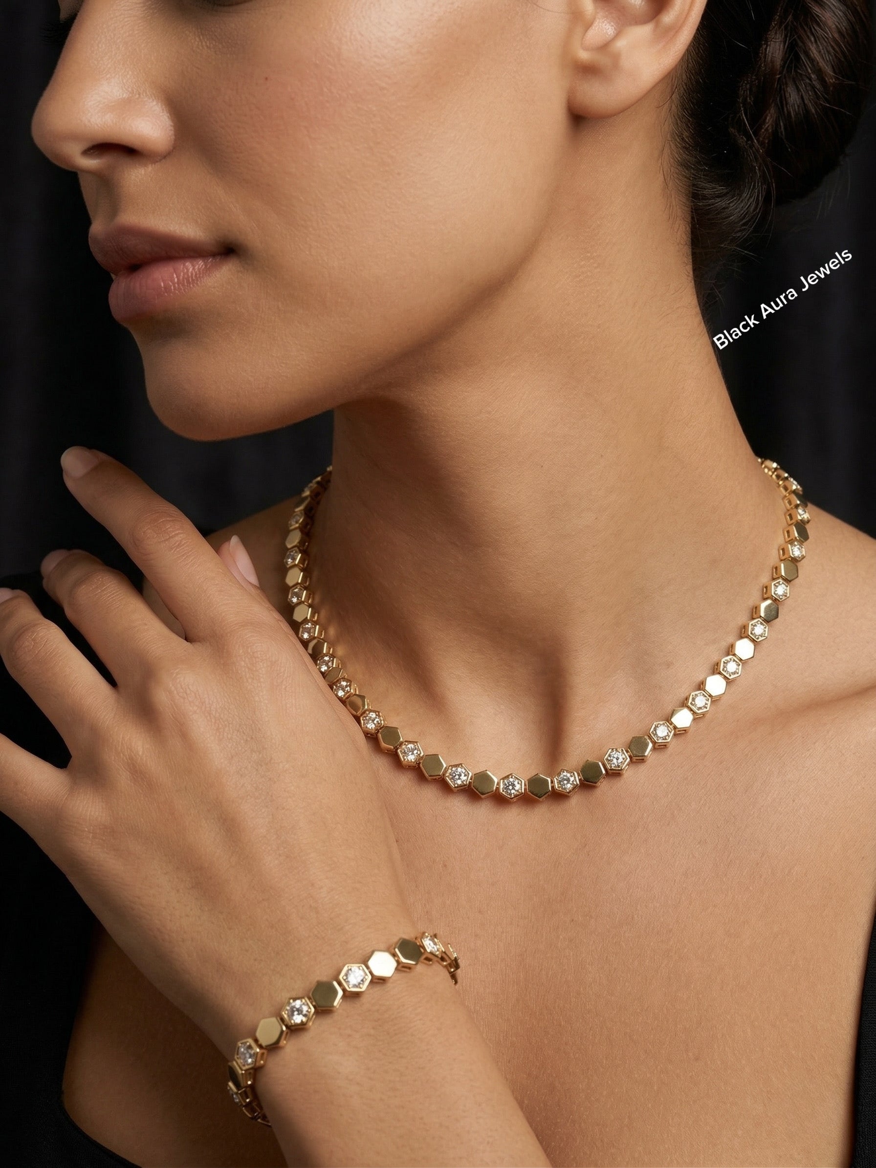 Parure Alvéa –  Gold