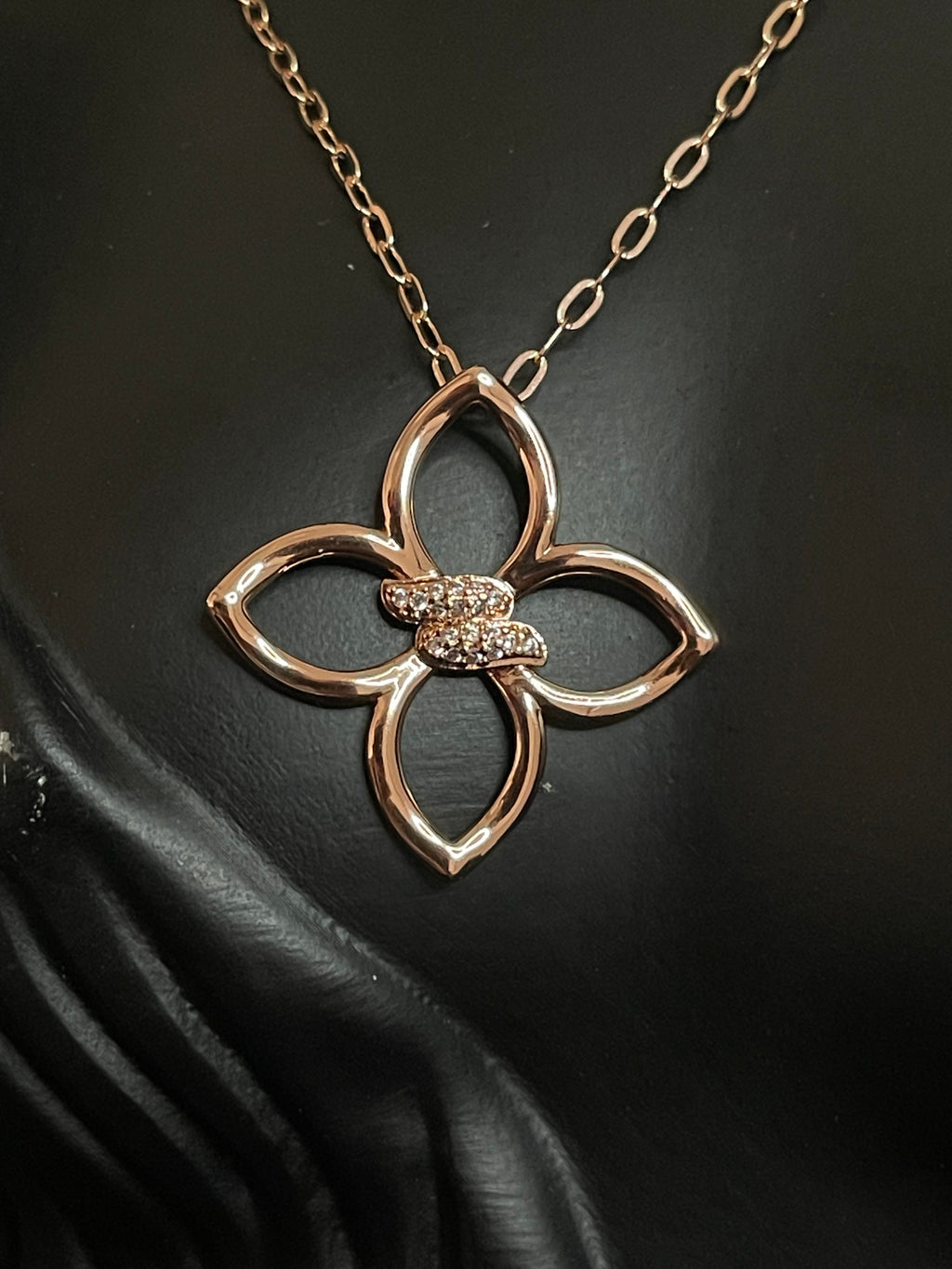 Ensemble Trèfle Élégance – Rose Gold