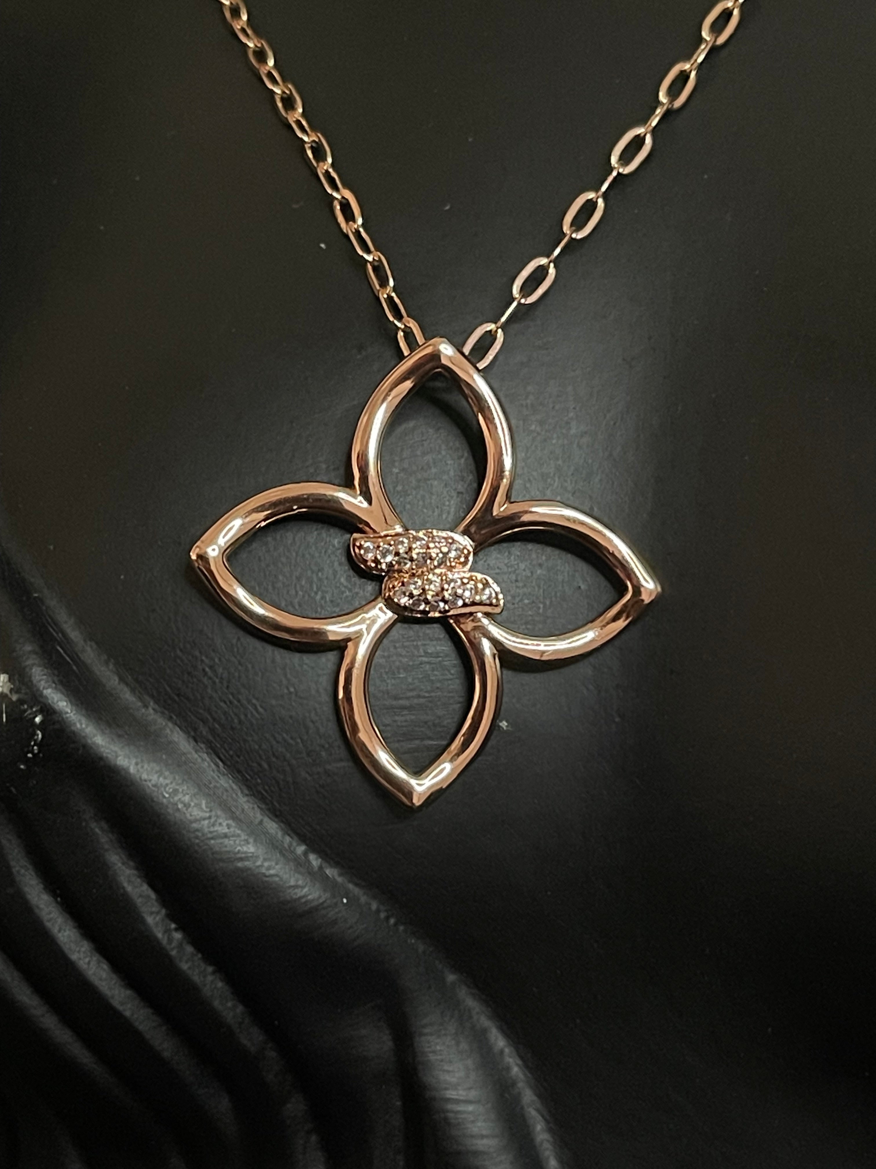 Ensemble Trèfle Élégance – Rose Gold