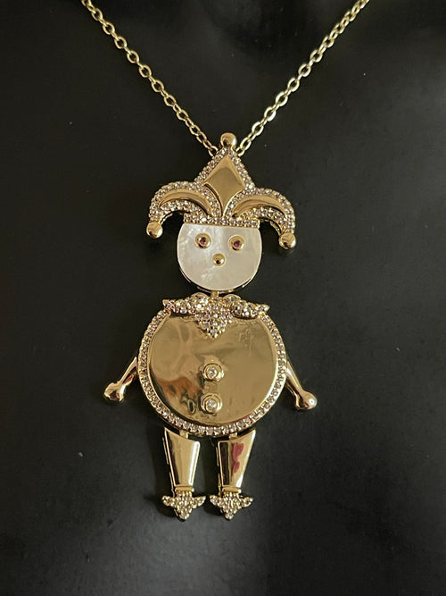 Collier Arlequin Élégance Gold