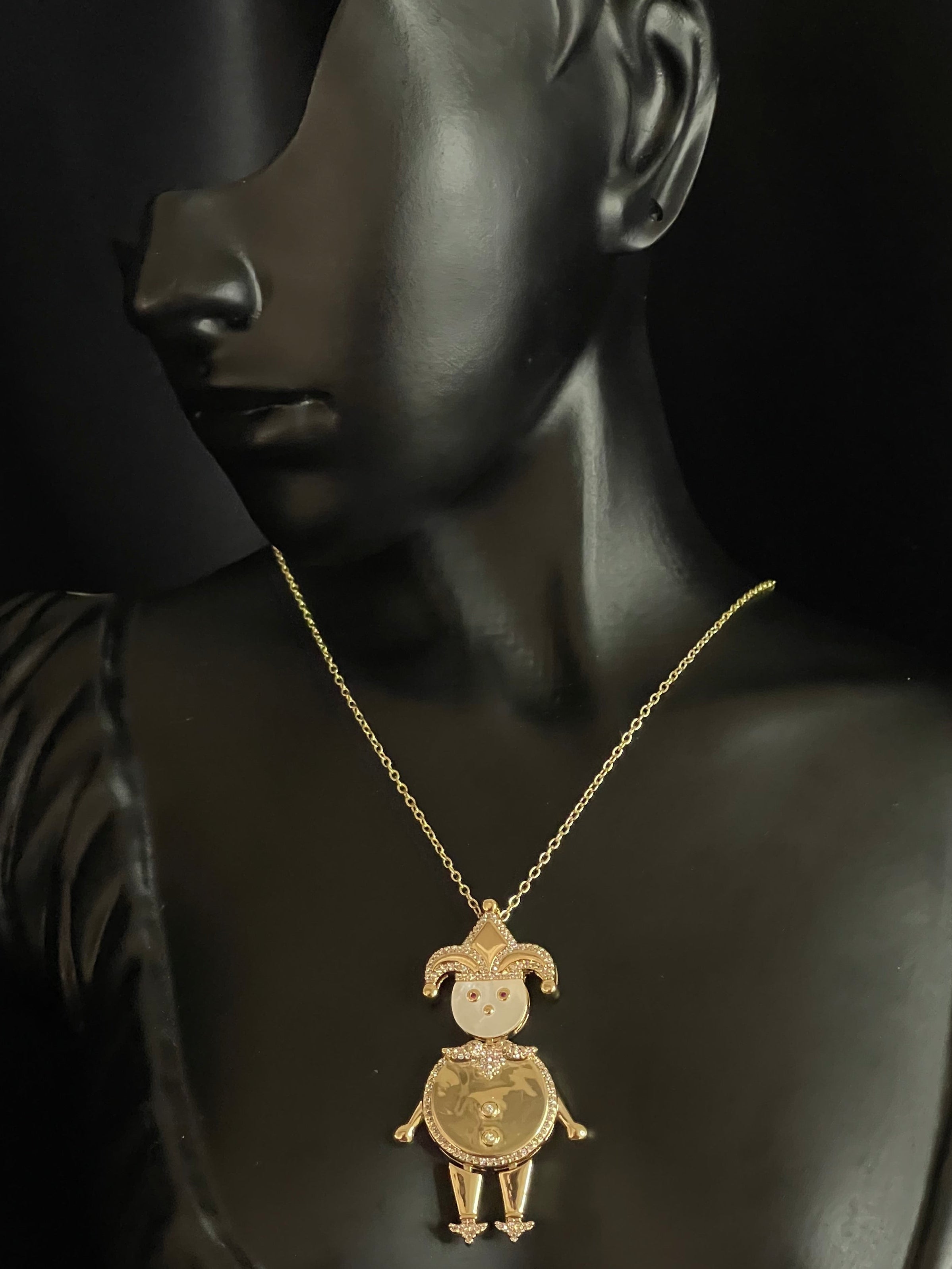 Collier Arlequin Élégance Gold