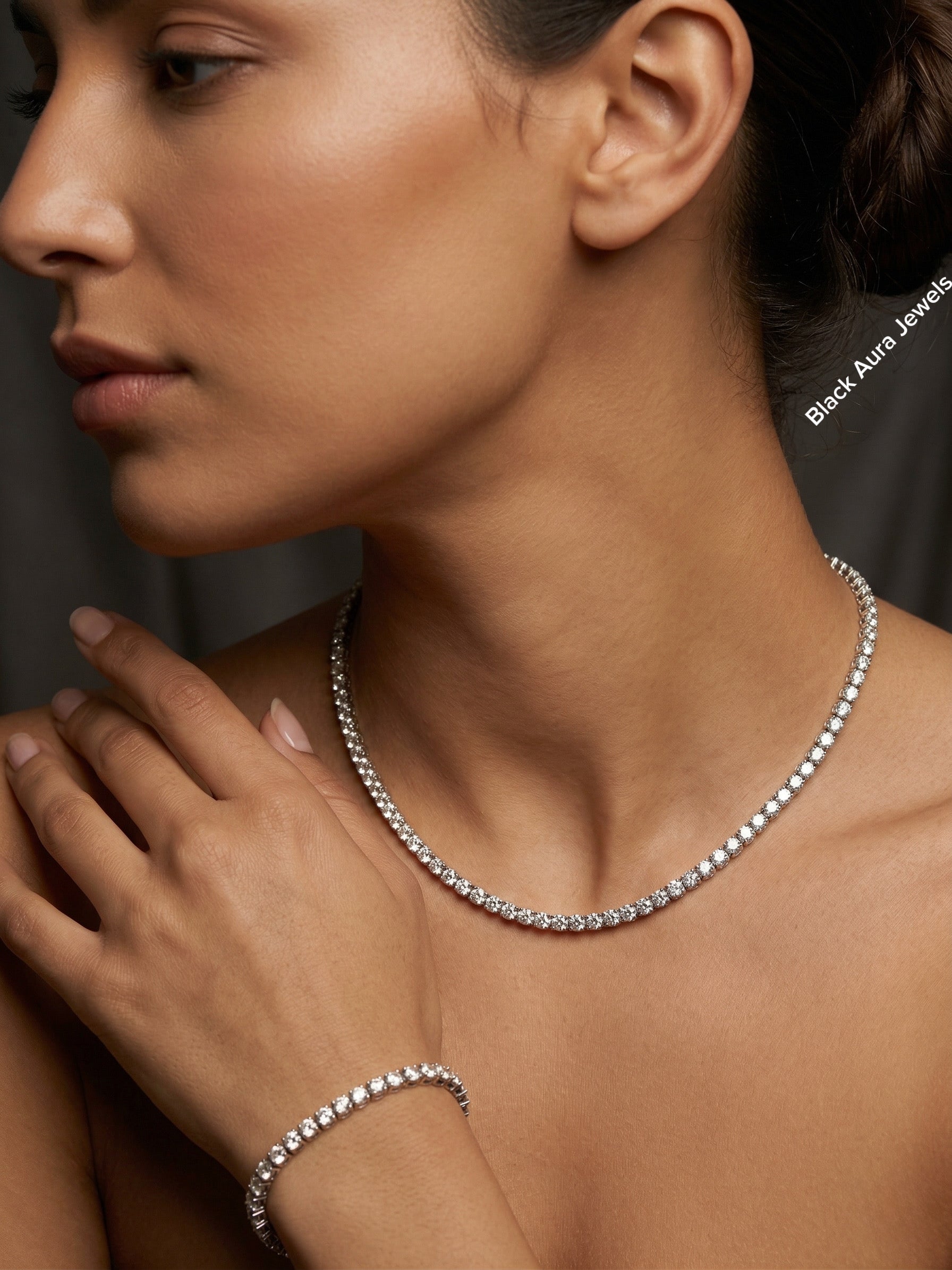 Parure Rivière Éclat – Collier & Gourmette